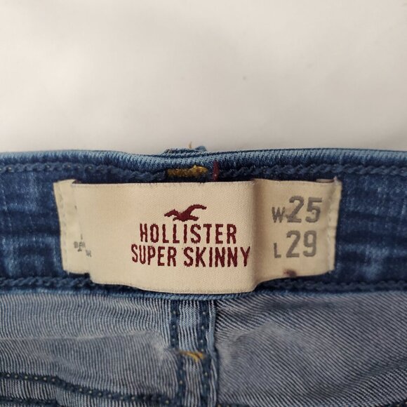 Hollister Super Skinny Jeans Y2k - 25/size 0 or 2 - Picture 5 of 6